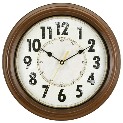 Jam dinding plastik 12 inci