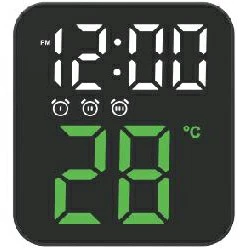 Jam dinding paparan LED